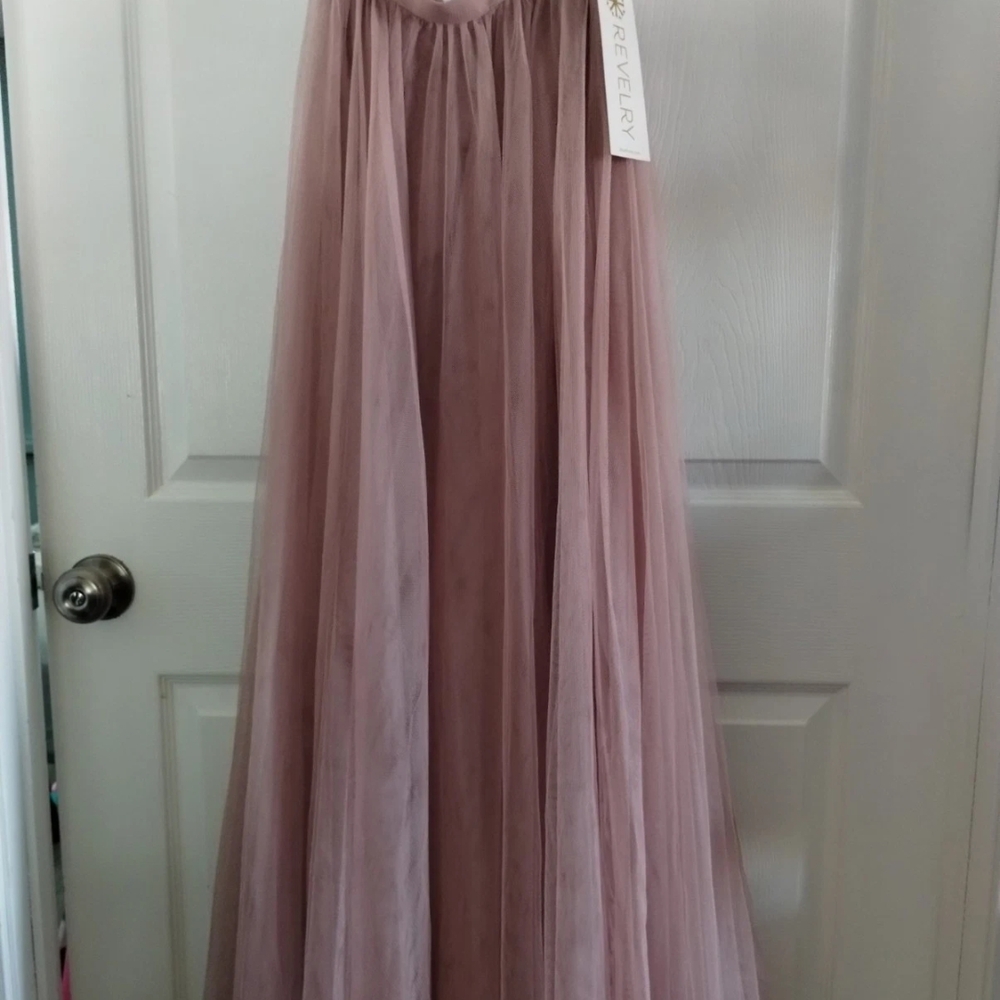 Revelry Maxi Skirt in Dusty Rose